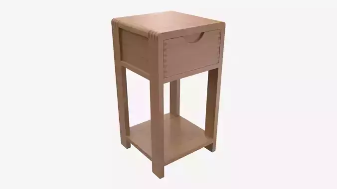 Compact Side Table Ercol Bosco 3D model