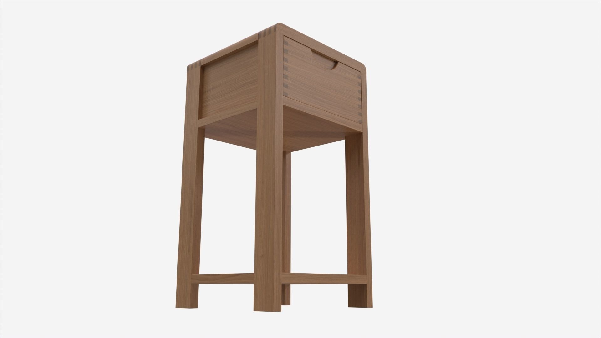 Compact Side Table Ercol Bosco 3D model_2
