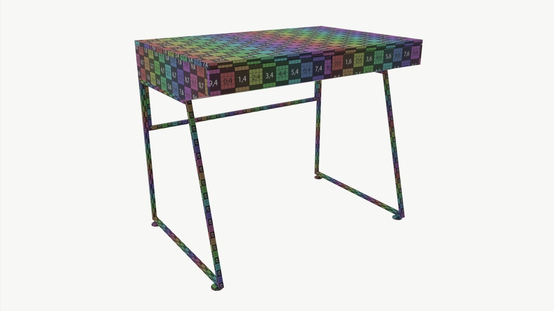 Desk Study 3D model_7