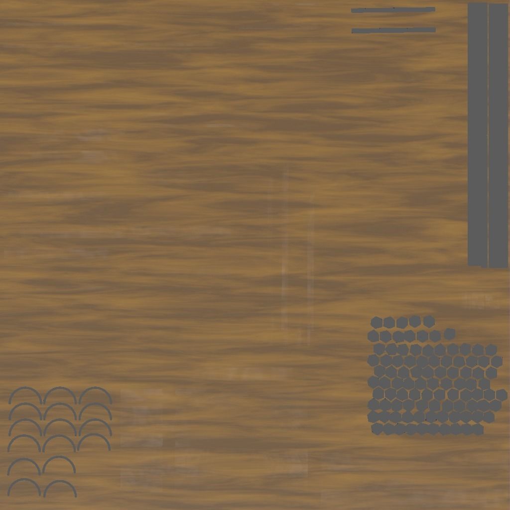 Park Lamp Post - Bench - Trash Low-poly 3D model_35