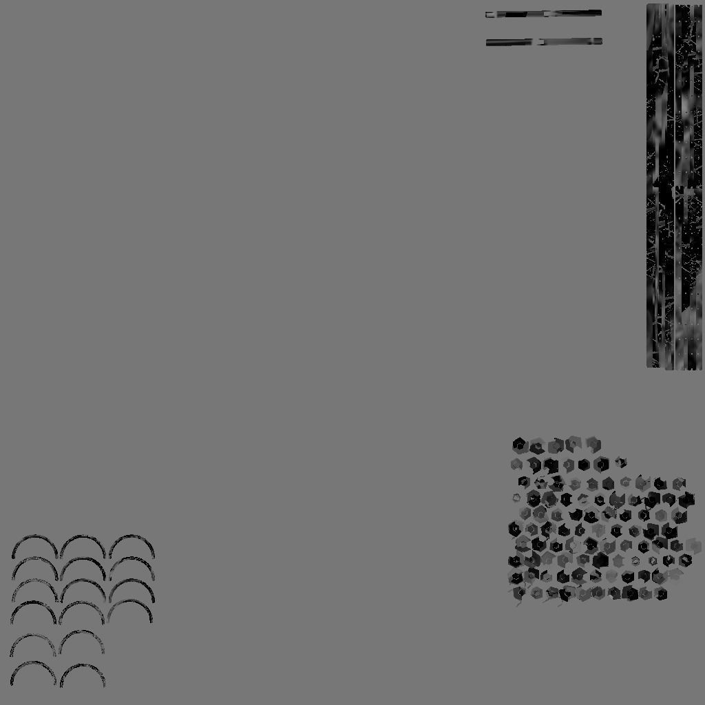 Park Lamp Post - Bench - Trash Low-poly 3D model_32