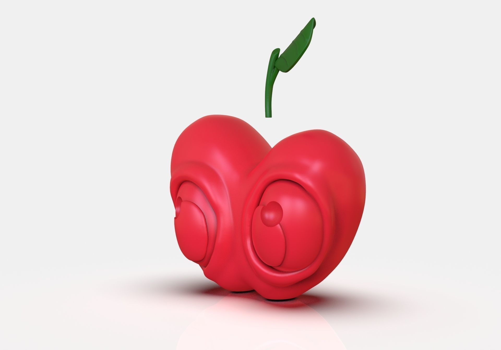 Stylized Little Apple Figurine 3D print model_17