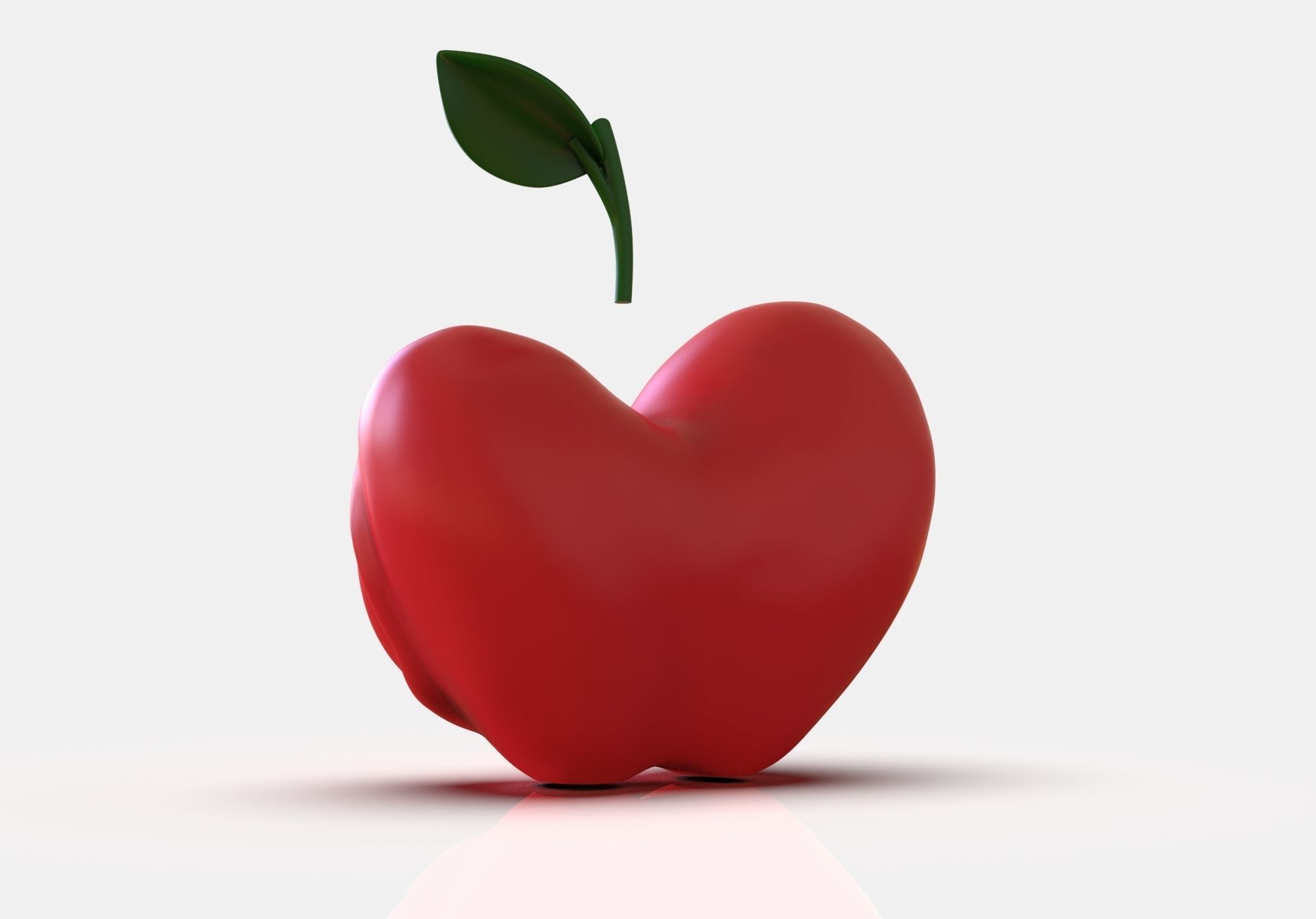 Stylized Little Apple Figurine 3D print model_18