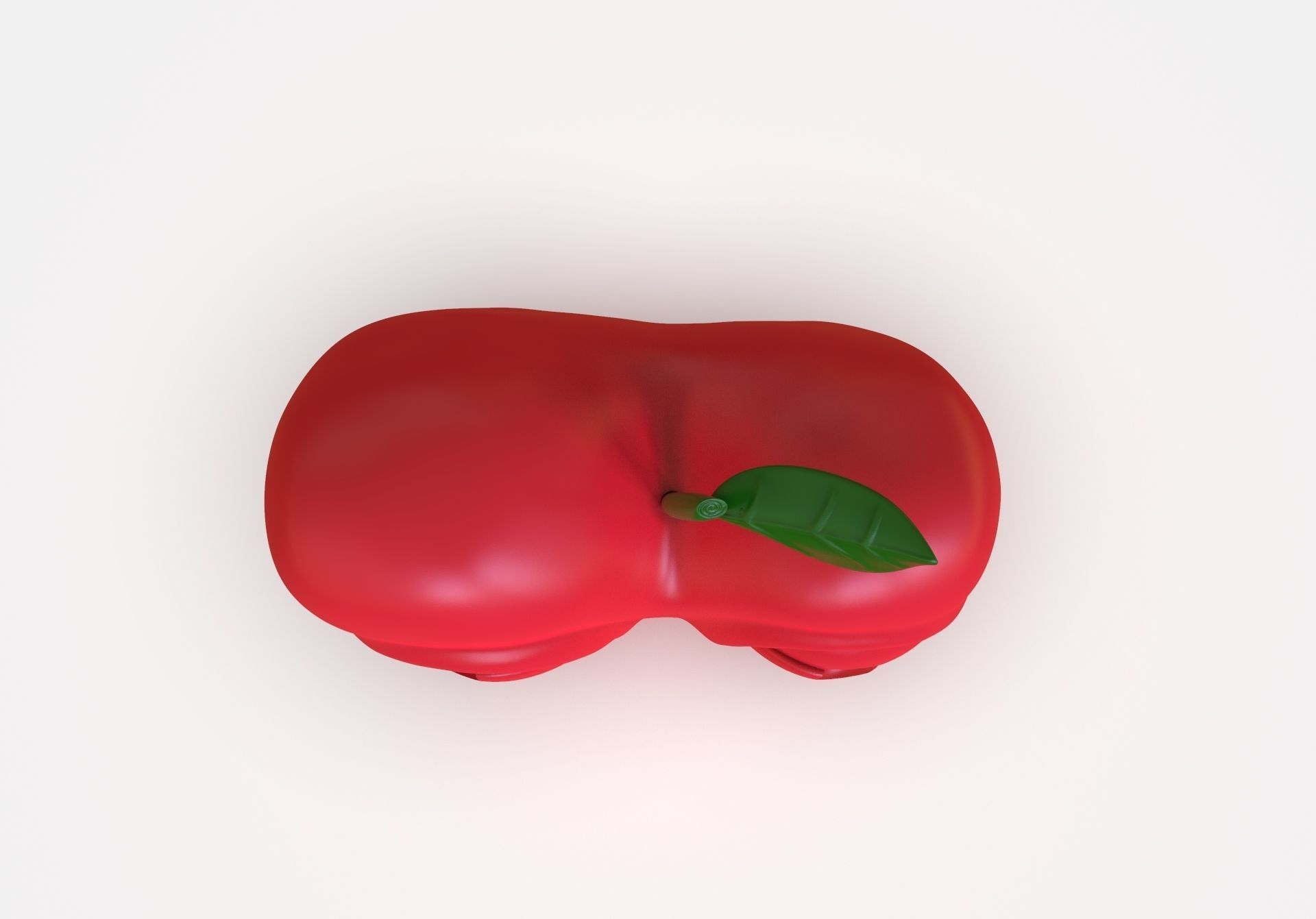 Stylized Little Apple Figurine 3D print model_8