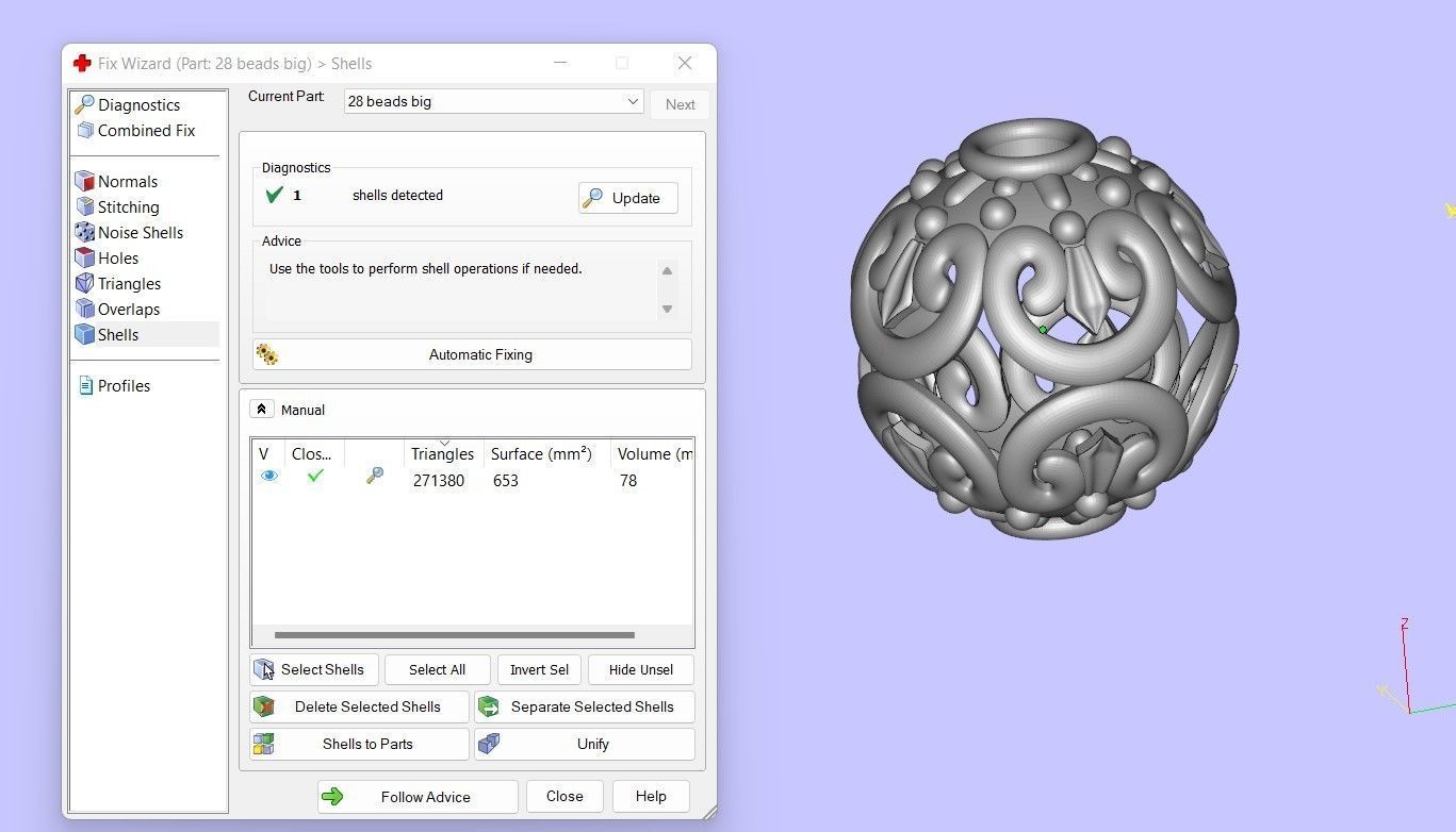 28 Beads 3D print model_4
