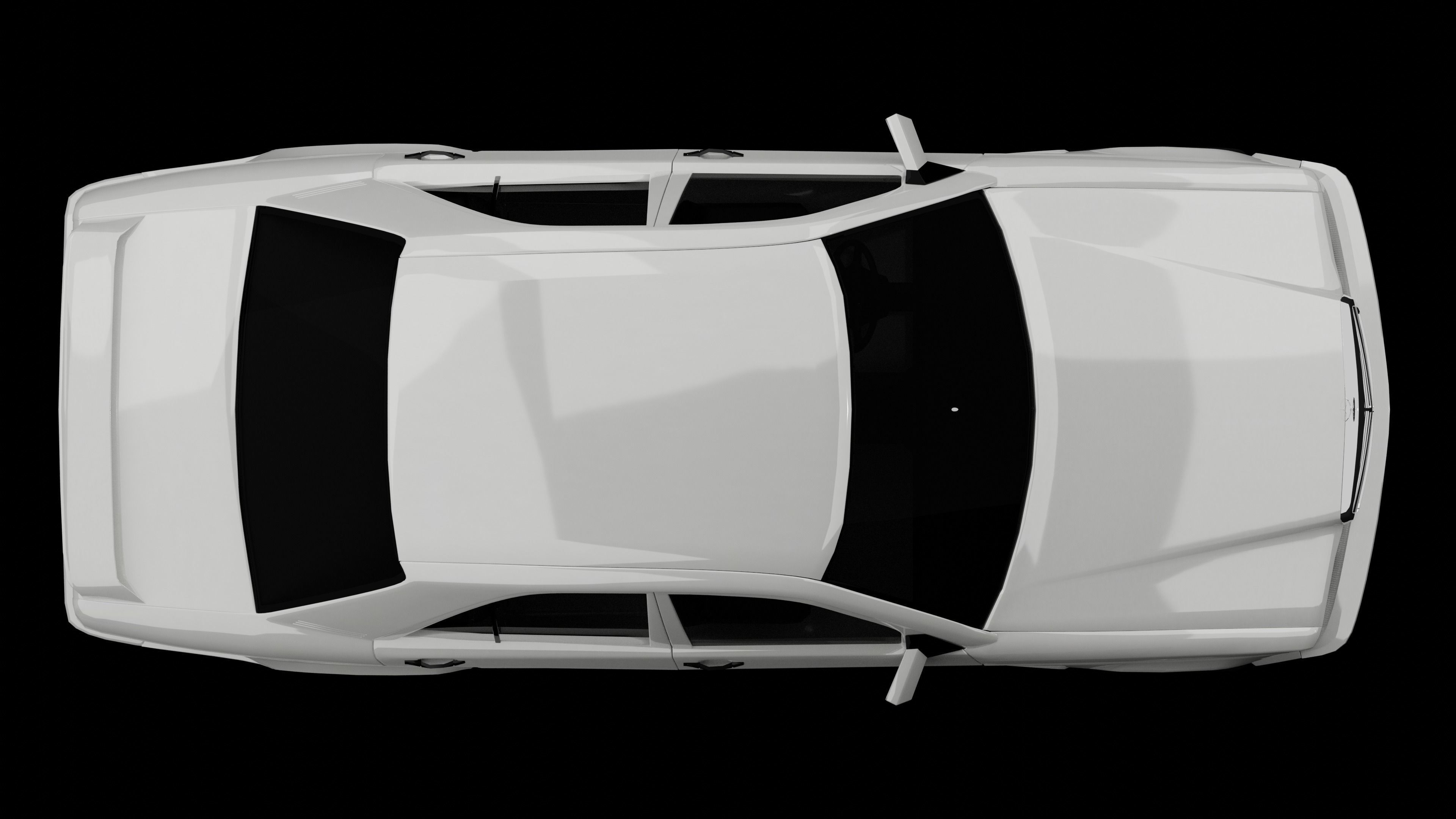 Mercedes 190e 3D model_6