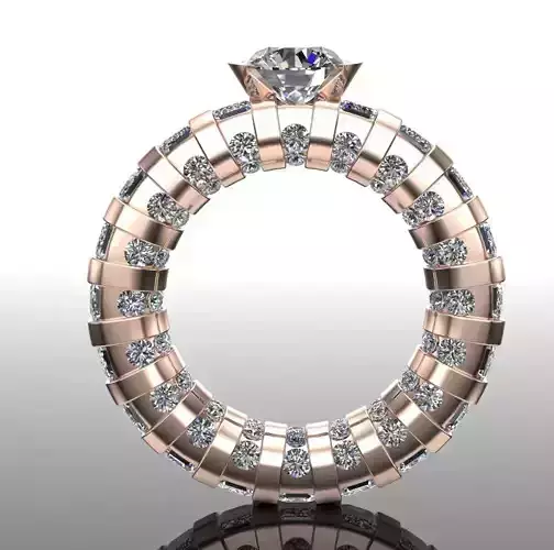 Solitaire Wedding Engagement Women Ring