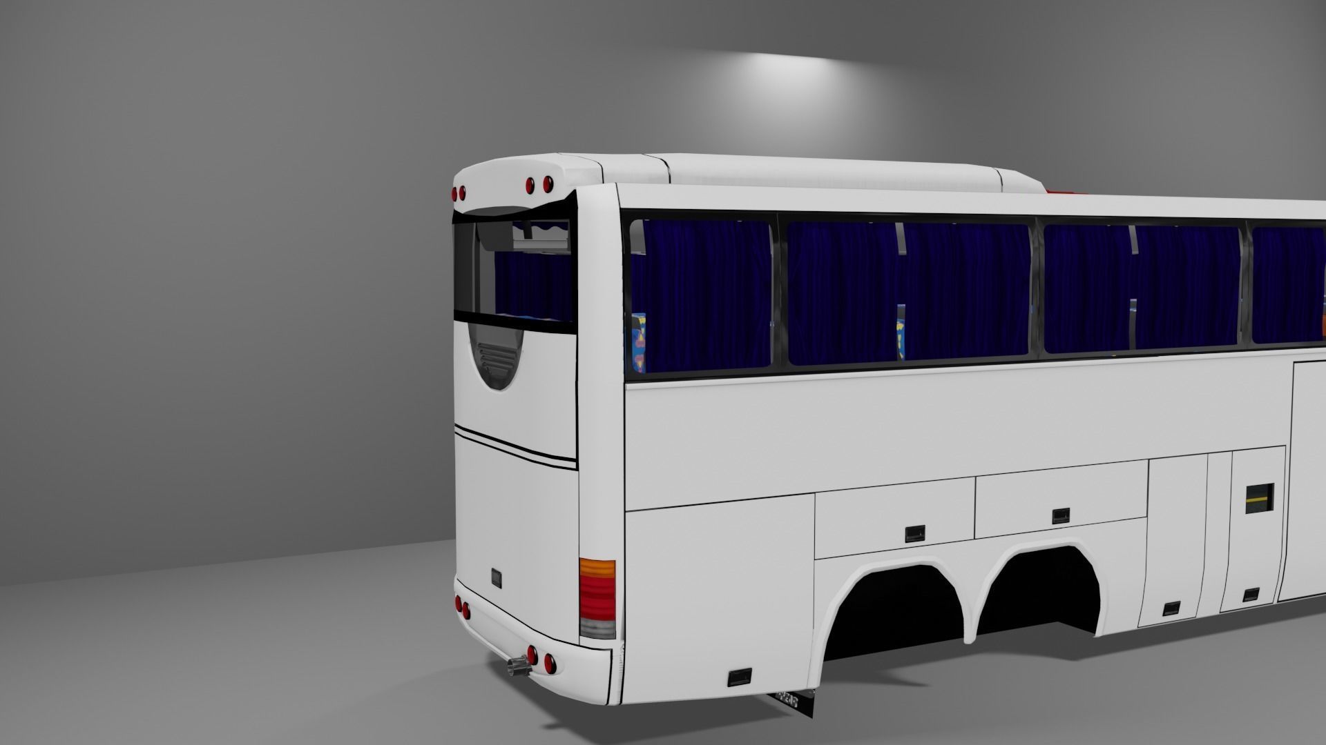 IrizarCentury ii 390 Low-poly 3D model_2