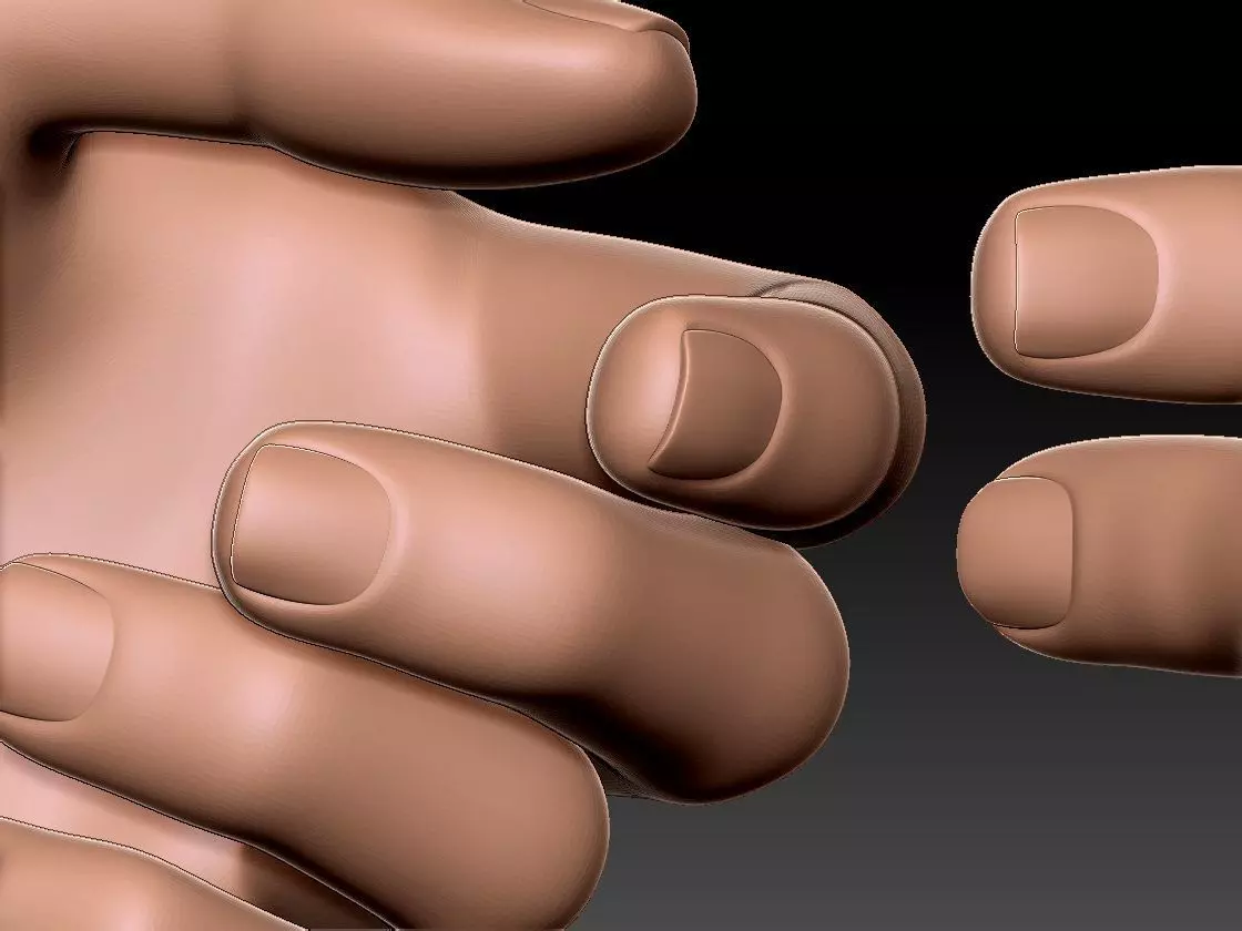 CONNECTING HANDS 3D print model_0