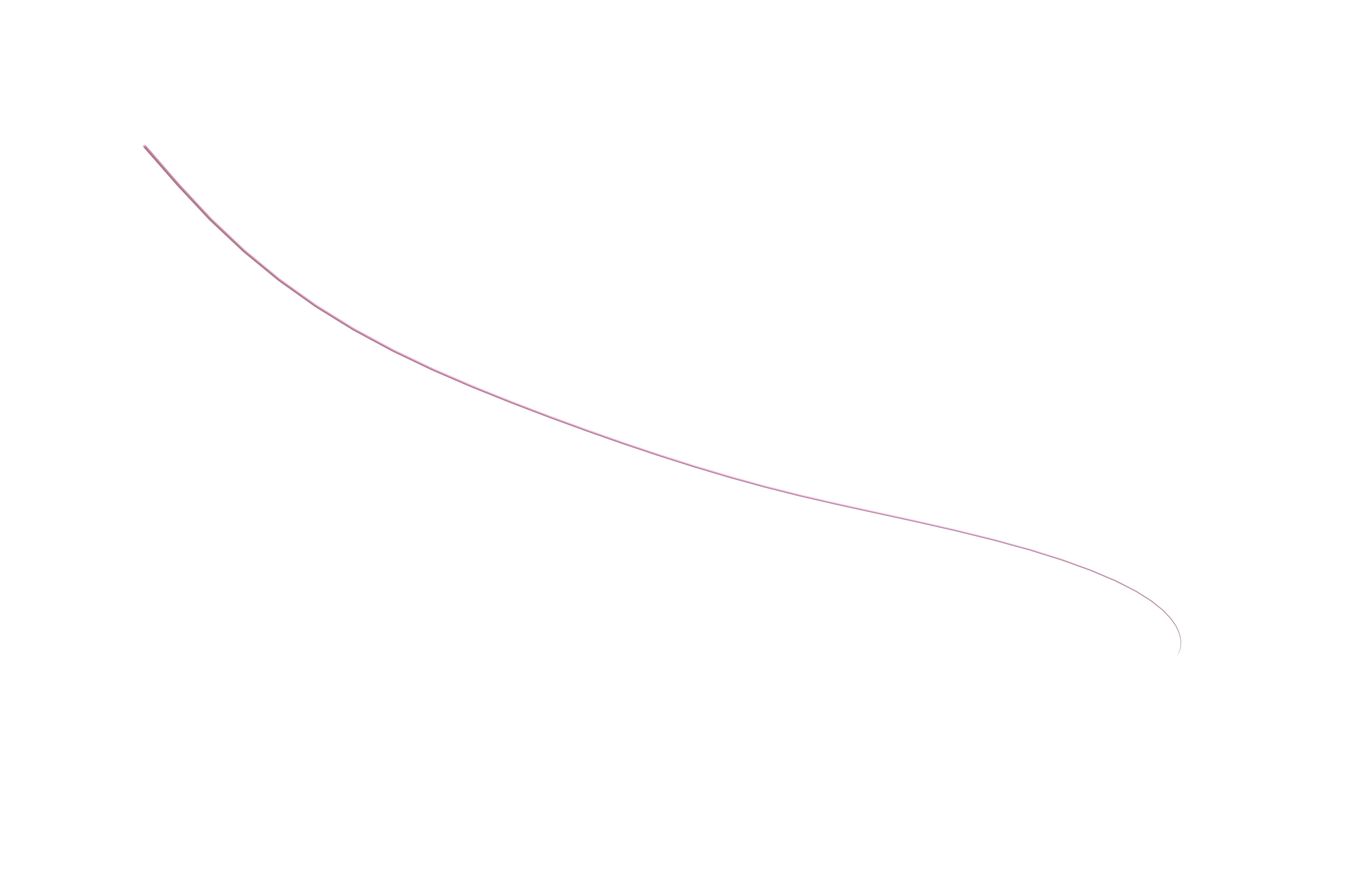 Human Hair v1 006 Low-poly 3D model_3