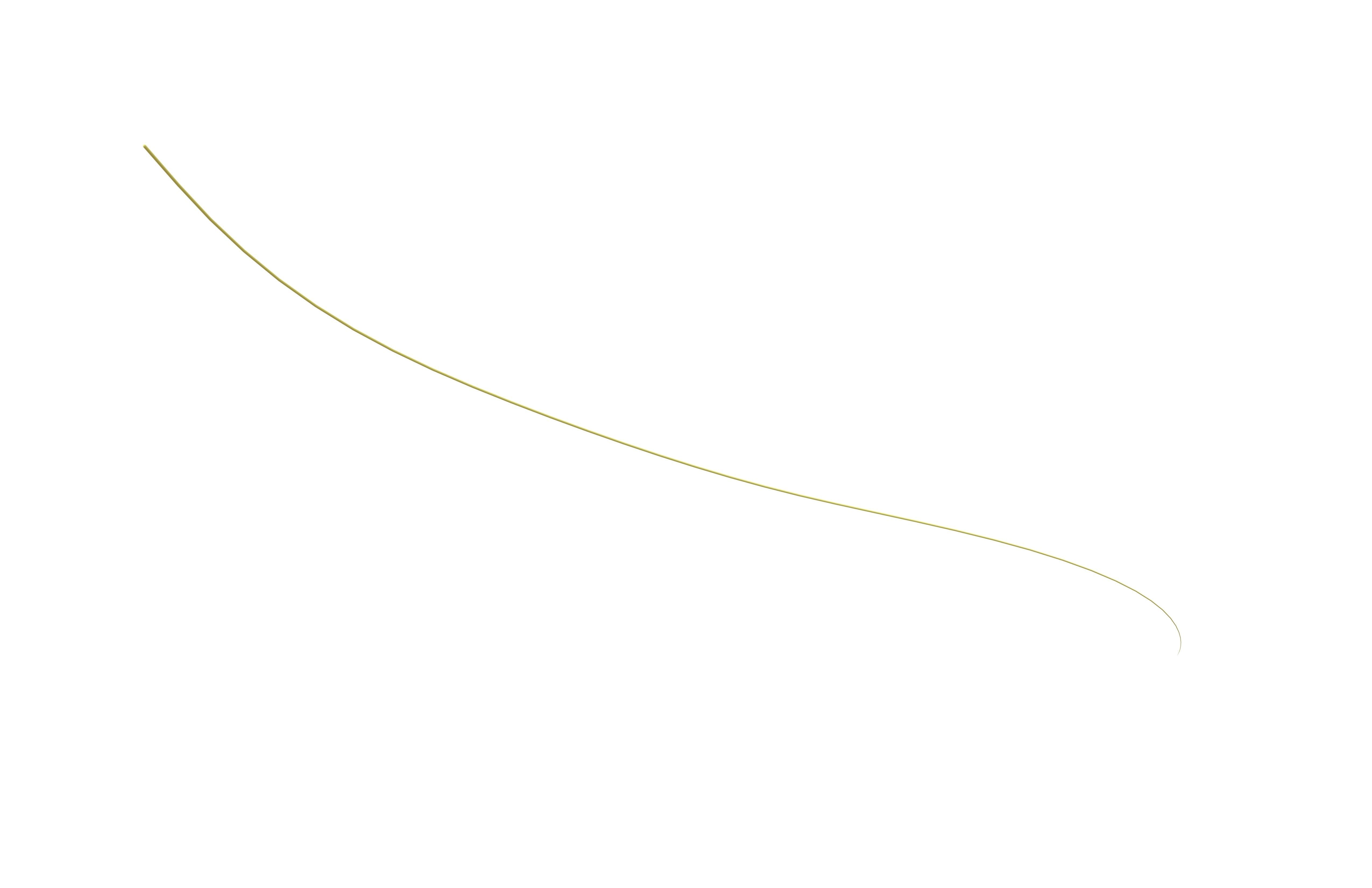 Human Hair v1 009 Low-poly 3D model_3