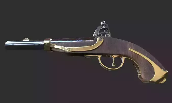 old gun model