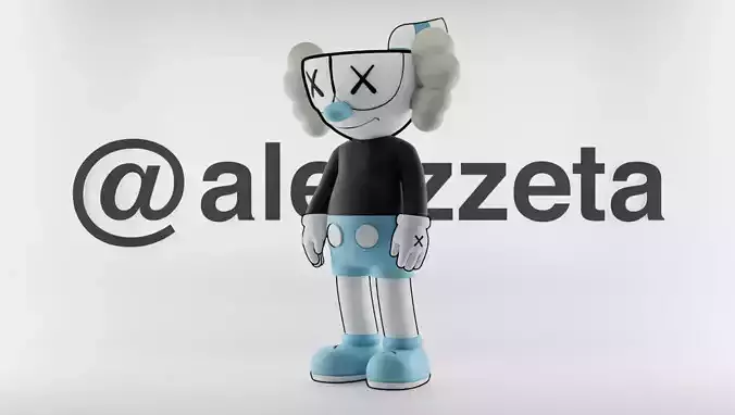 Kaws MugMan Textured