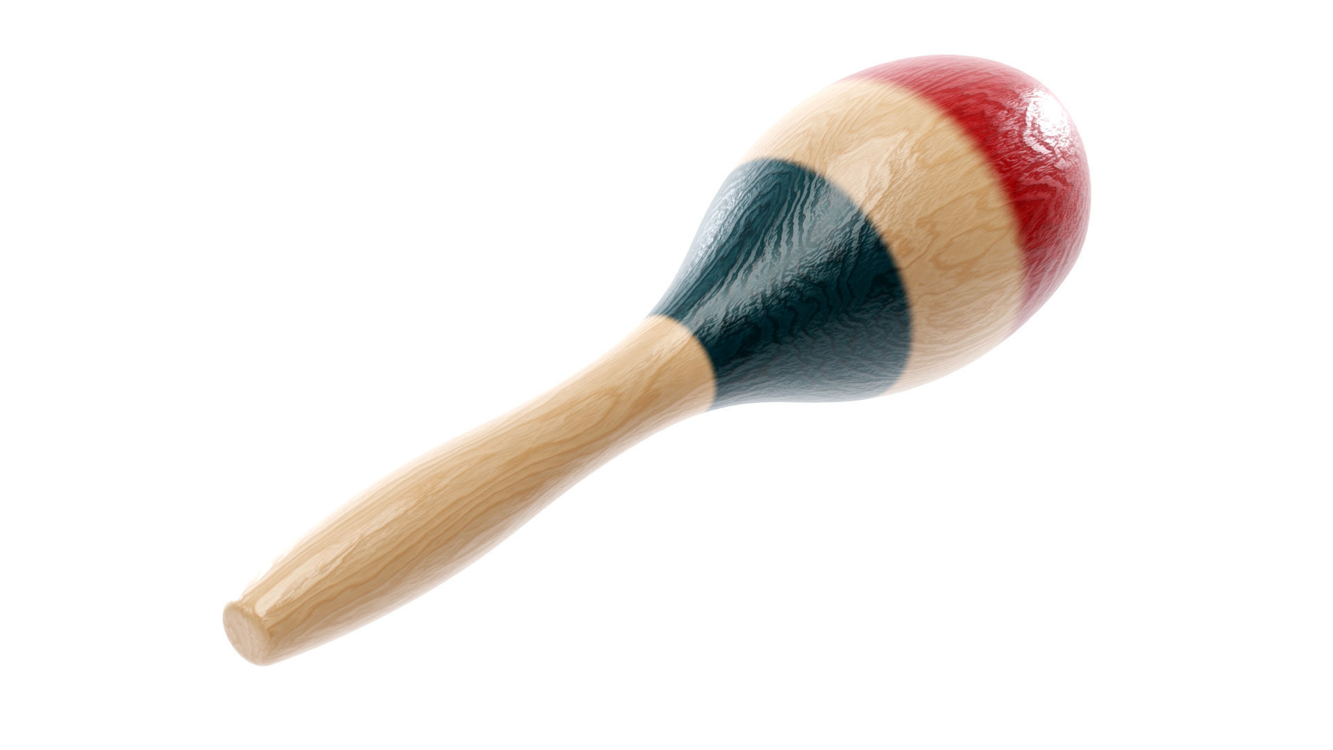 Maracas 3D model_1