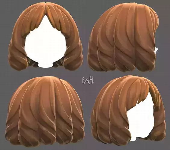 Base Hair for girl V44