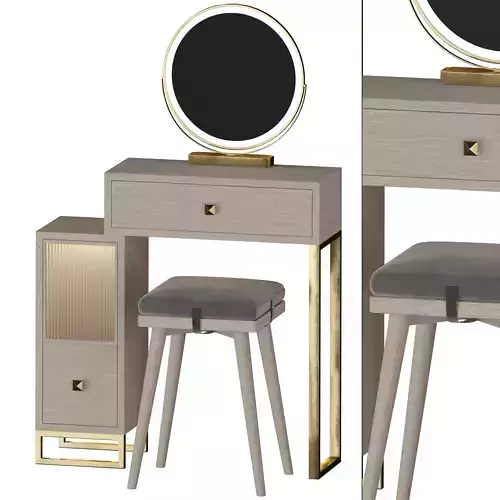 MAIA Scandinavian Vanity Table Set