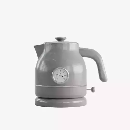 Scuffed Plastic Kettle Low-poly 3D model
