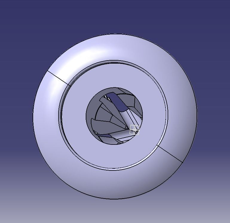 Push Retainer Blind Rivet Flat Head Version 3D print model_14