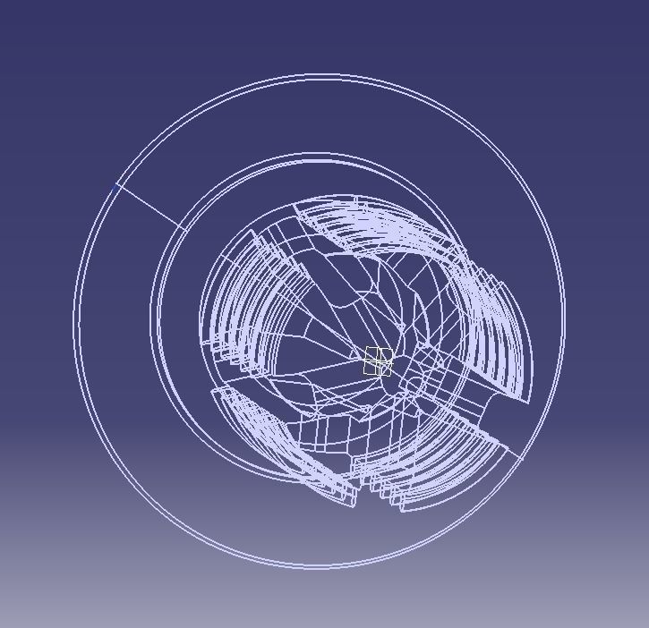 Push Retainer Blind Rivet Flat Head Version 3D print model_15