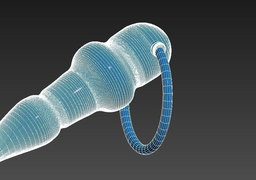 Eid Collection orange hammer 3D model_70