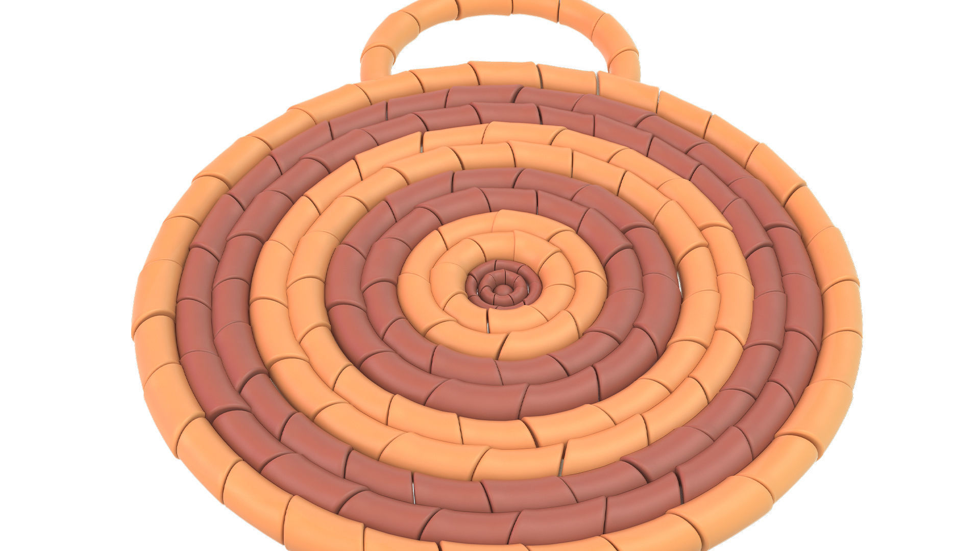 Eid Collection orange hammer 3D model_22