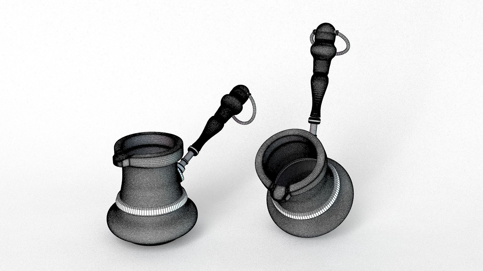 Eid Collection orange hammer 3D model_57