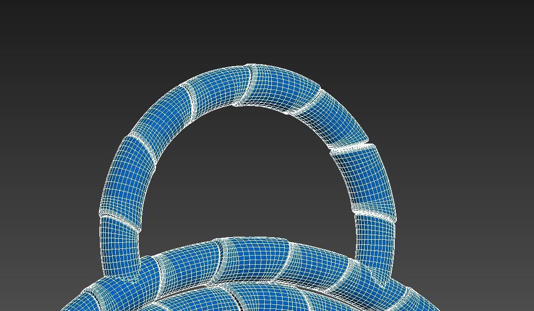 Eid Collection orange hammer 3D model_73