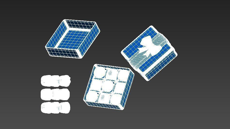 Eid Collection orange hammer 3D model_80