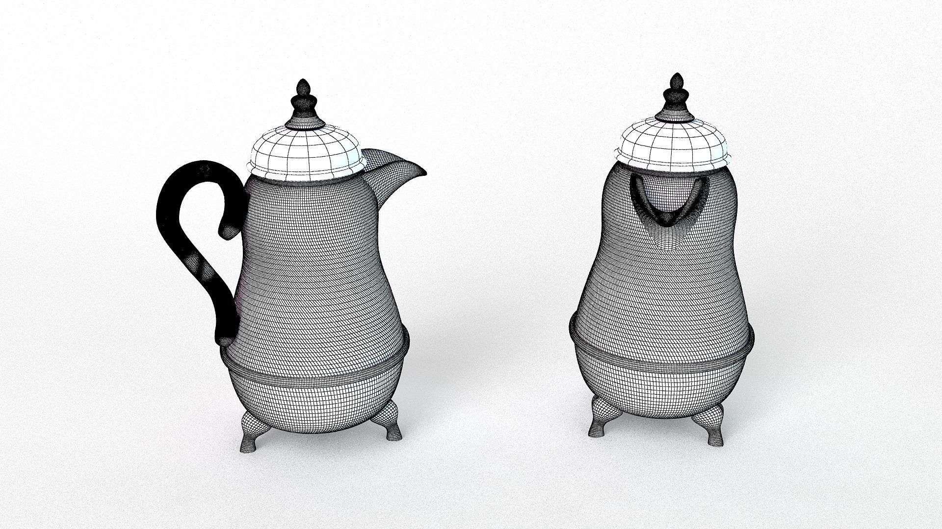 Eid Collection orange hammer 3D model_60