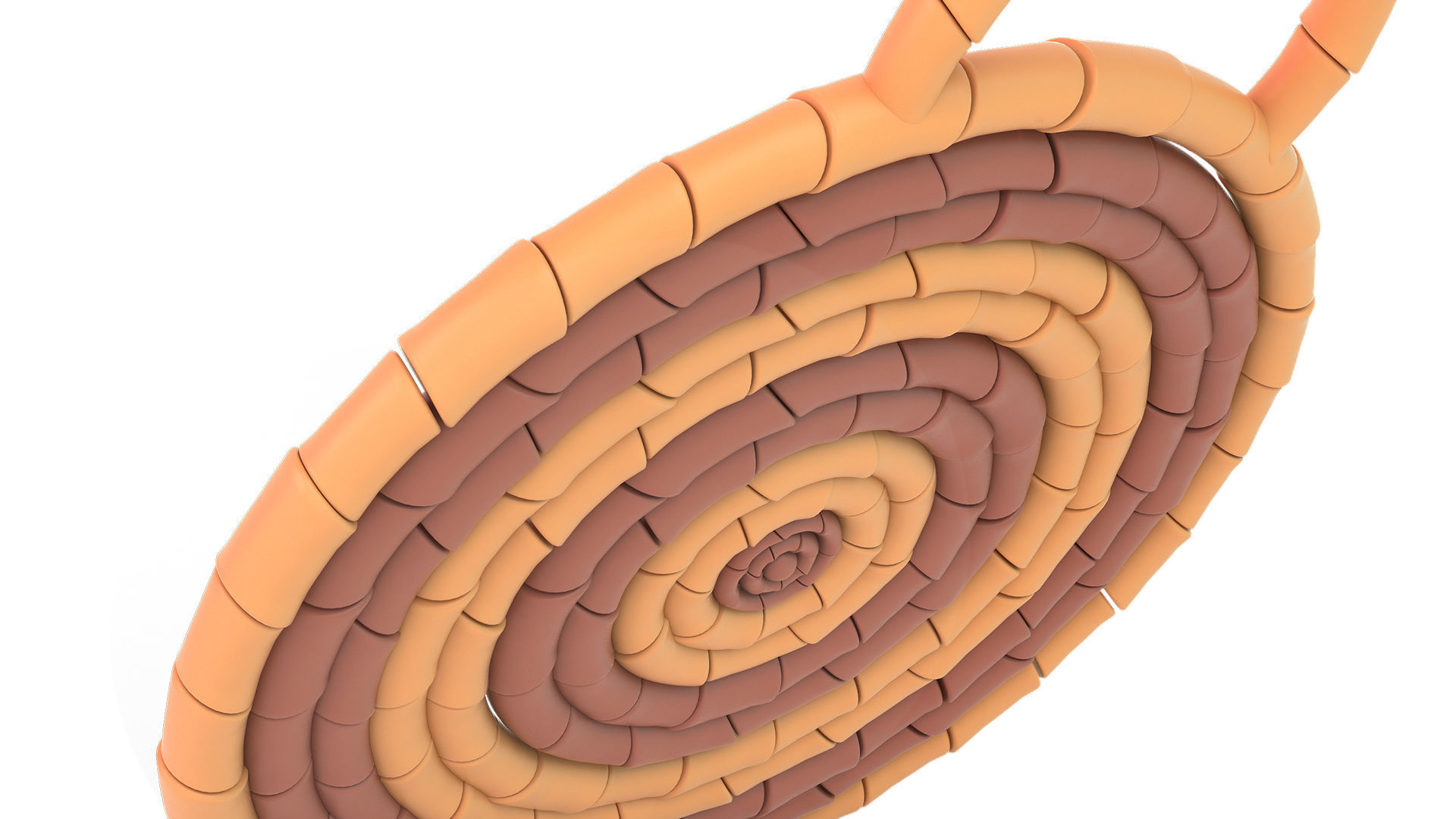 Eid Collection orange hammer 3D model_19