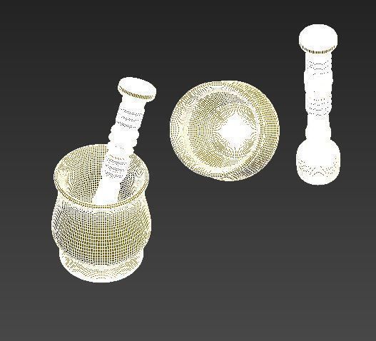 Eid Collection orange hammer 3D model_94