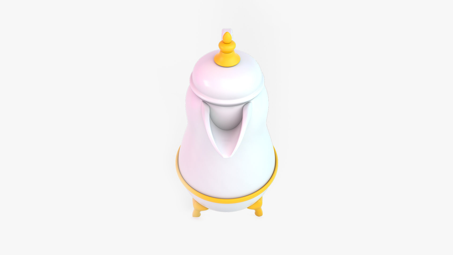 Eid Collection orange hammer 3D model_41