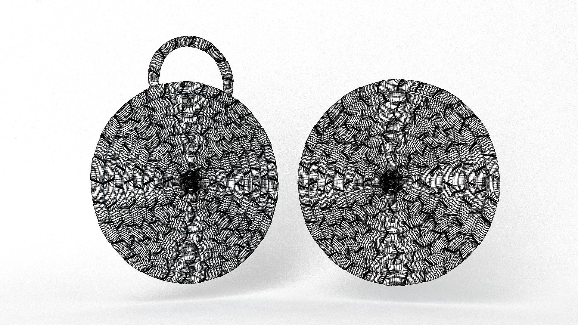 Eid Collection orange hammer 3D model_63