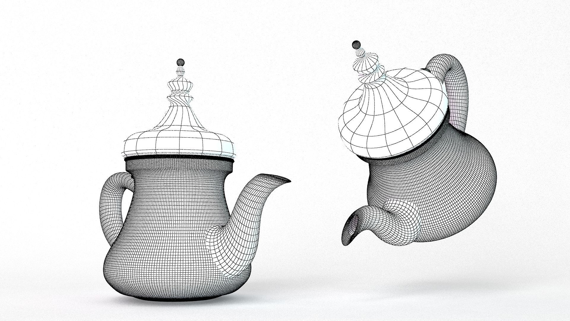 Eid Collection orange hammer 3D model_66