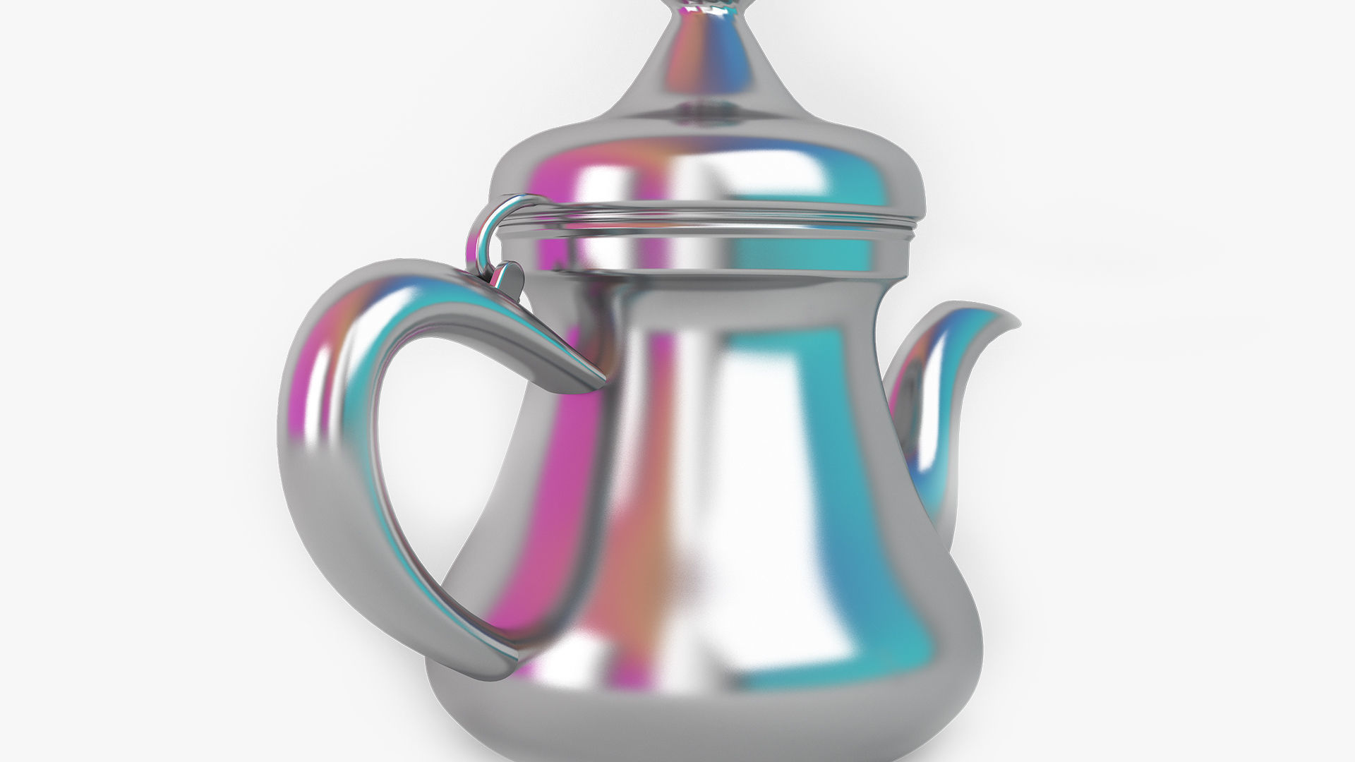 Eid Collection orange hammer 3D model_34