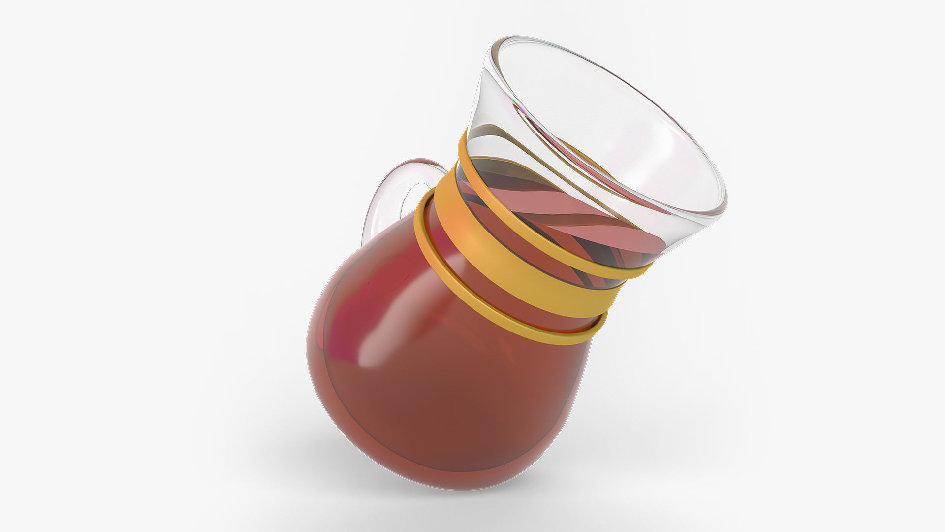 Eid Collection orange hammer 3D model_27