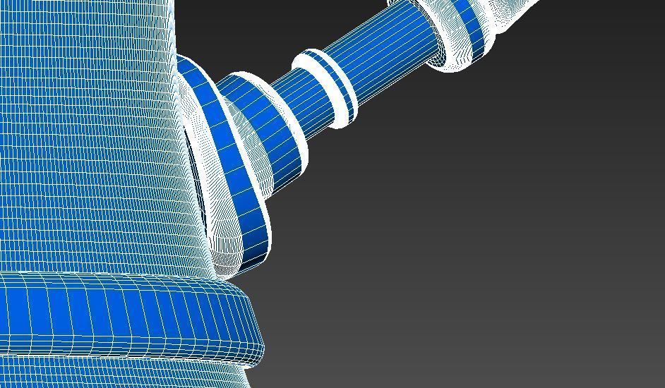 Eid Collection orange hammer 3D model_74