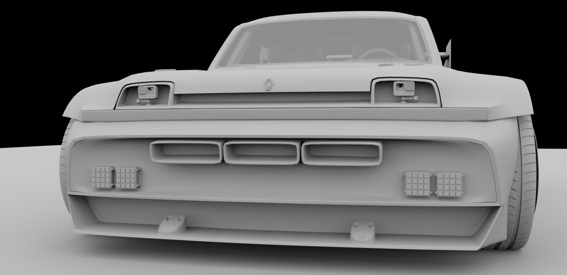 R5 TURBO 3E E-Tech -  with cockpit interior 3D model_20