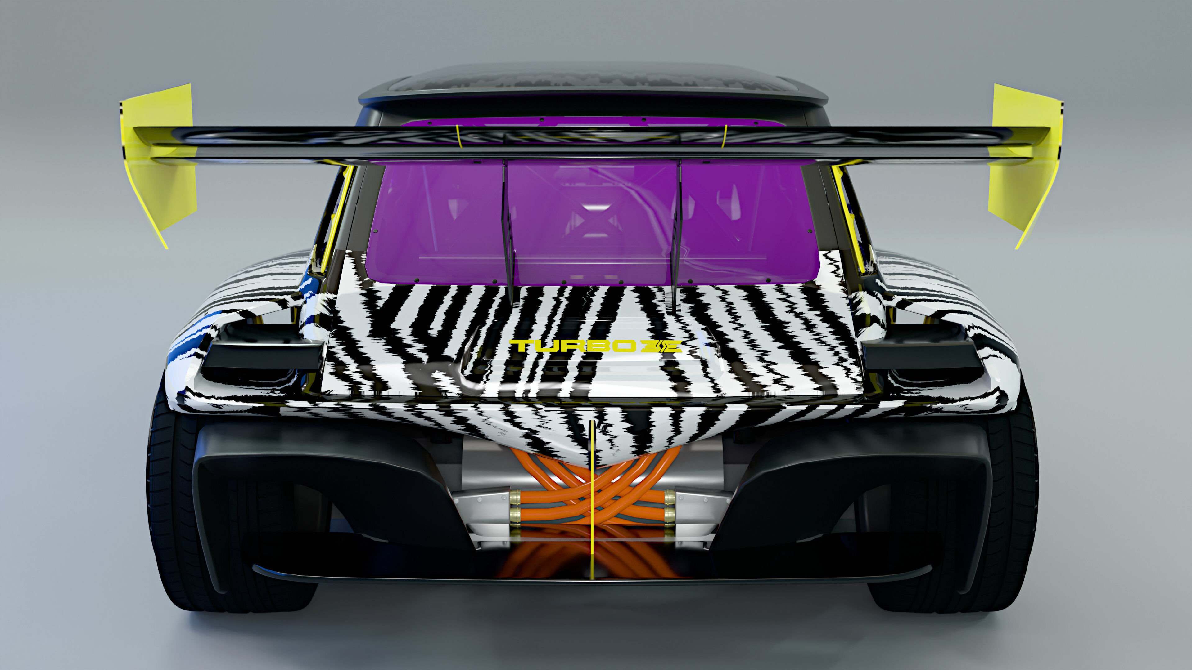 R5 TURBO 3E E-Tech -  with cockpit interior 3D model_7