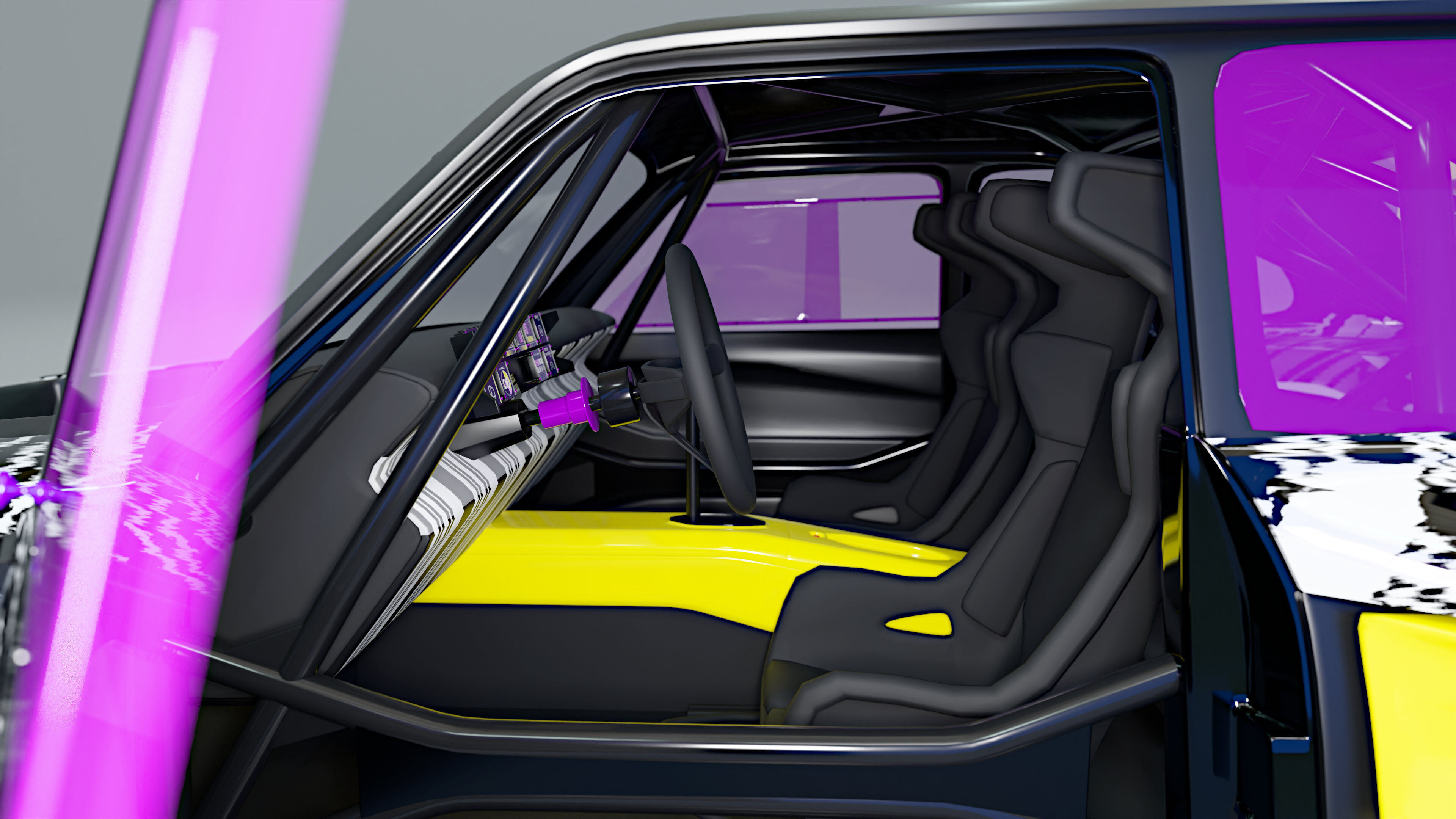 R5 TURBO 3E E-Tech -  with cockpit interior 3D model_10