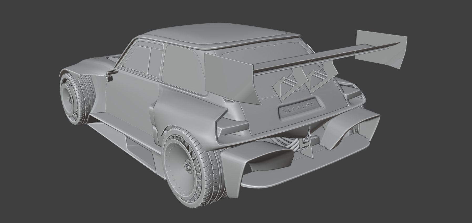 R5 TURBO 3E E-Tech -  with cockpit interior 3D model_16