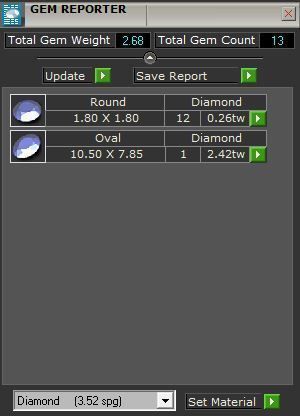 Oval blue stone ring 3167 3D print model 3D print model_8