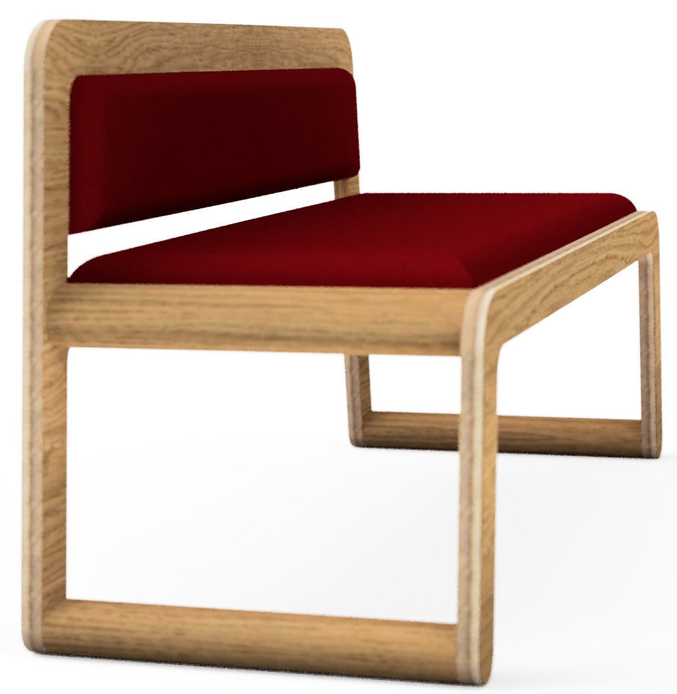 Lola Bench 3D model_1