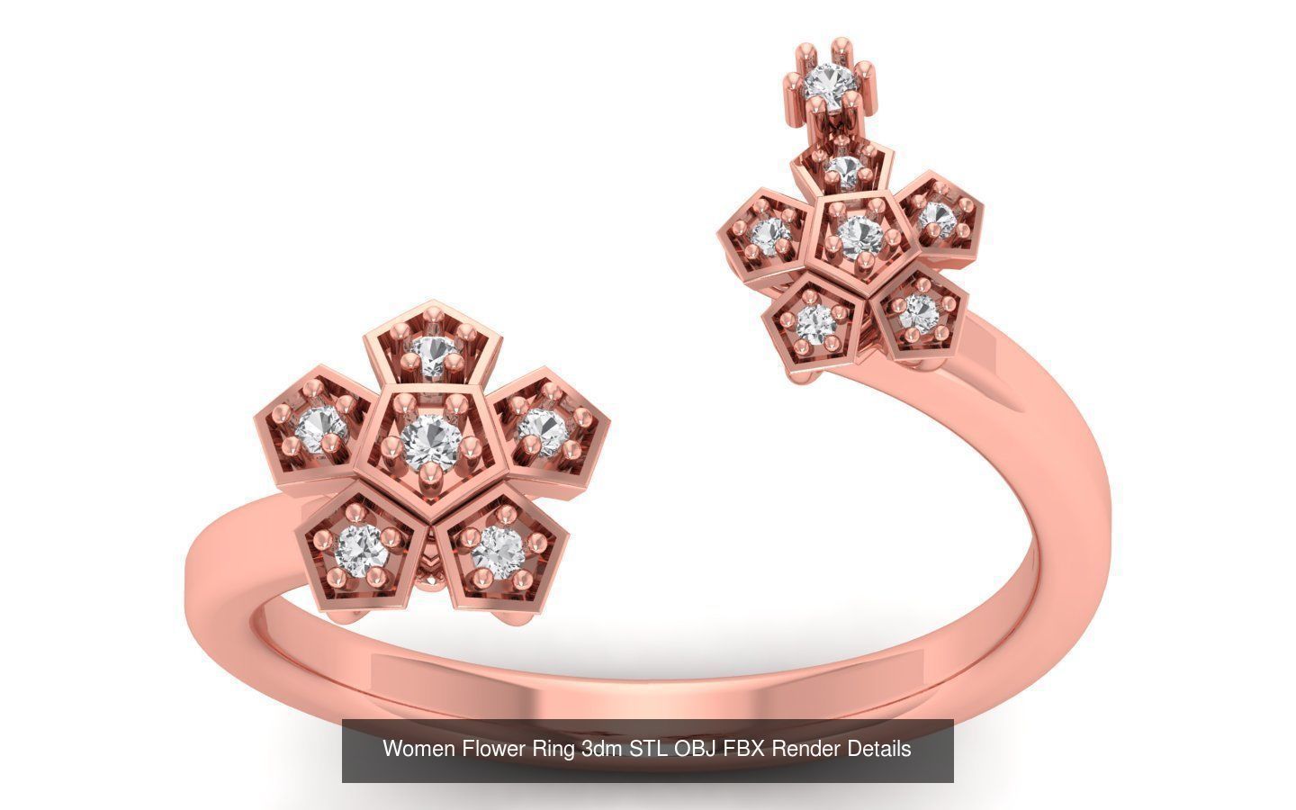 80 Solitaire Engagement Wedding Women Flower Rings Collection _85