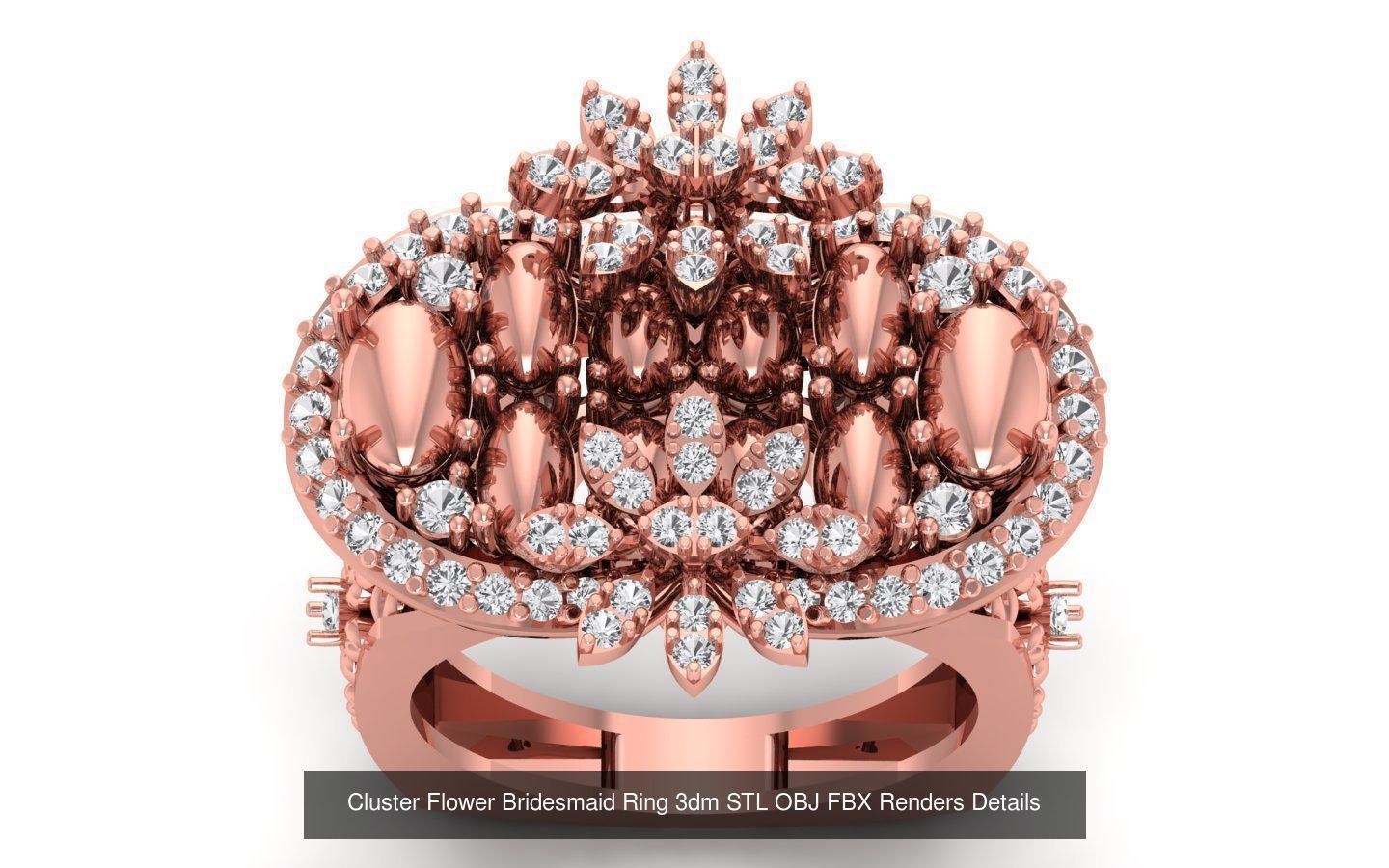 80 Solitaire Engagement Wedding Women Flower Rings Collection _71