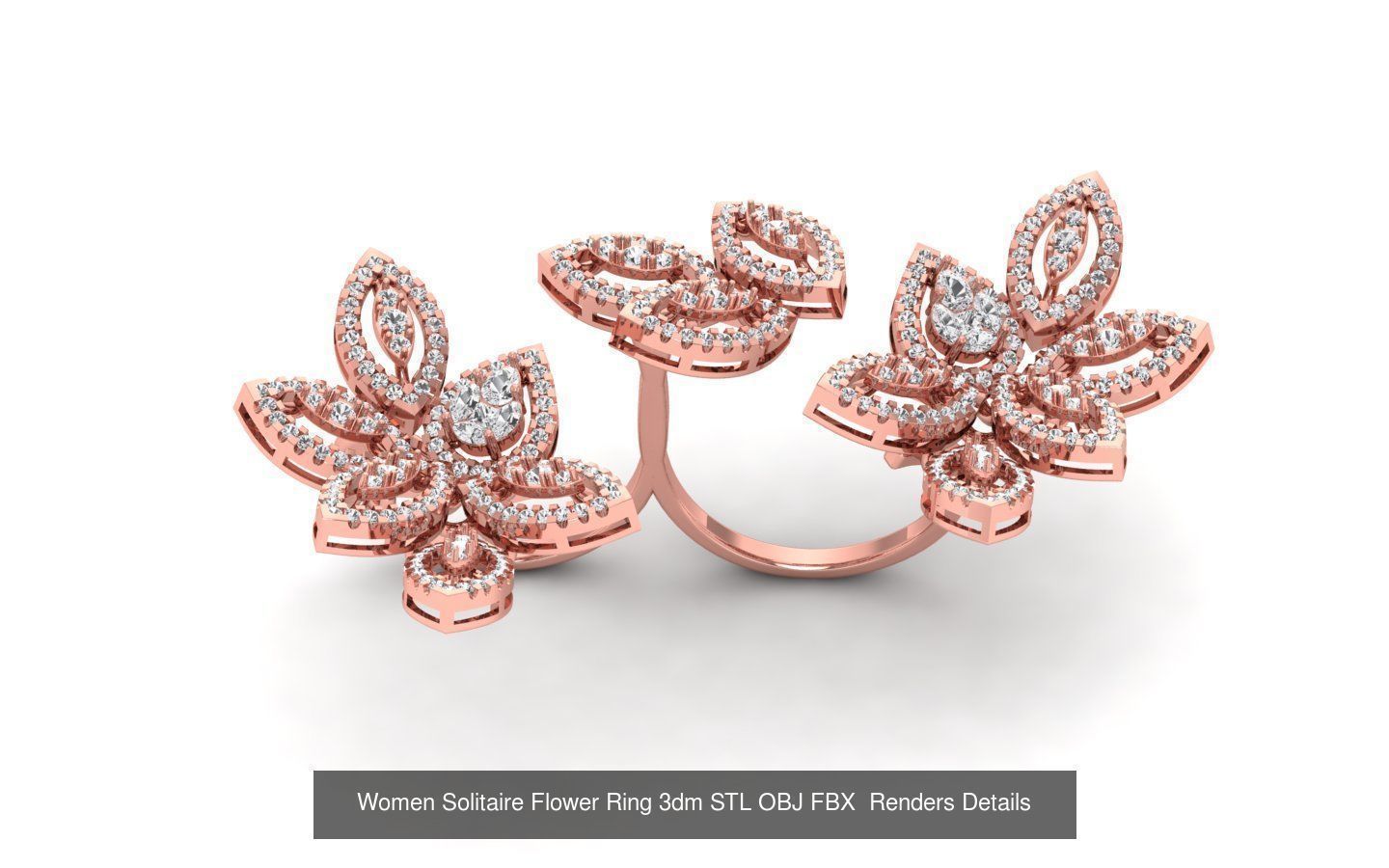 80 Solitaire Engagement Wedding Women Flower Rings Collection _20