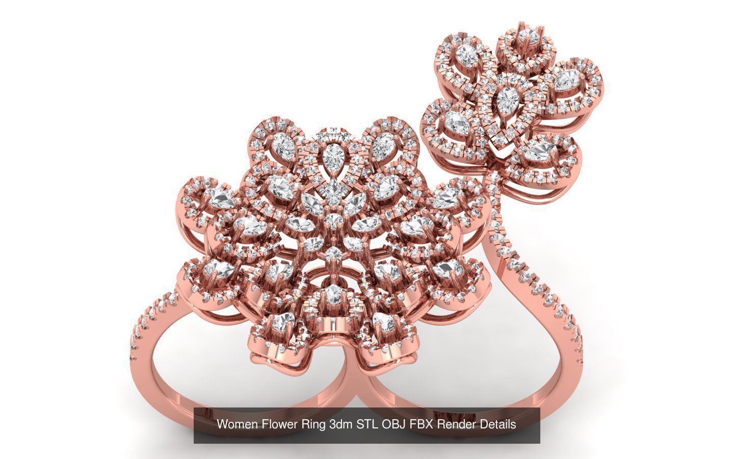 80 Solitaire Engagement Wedding Women Flower Rings Collection _82