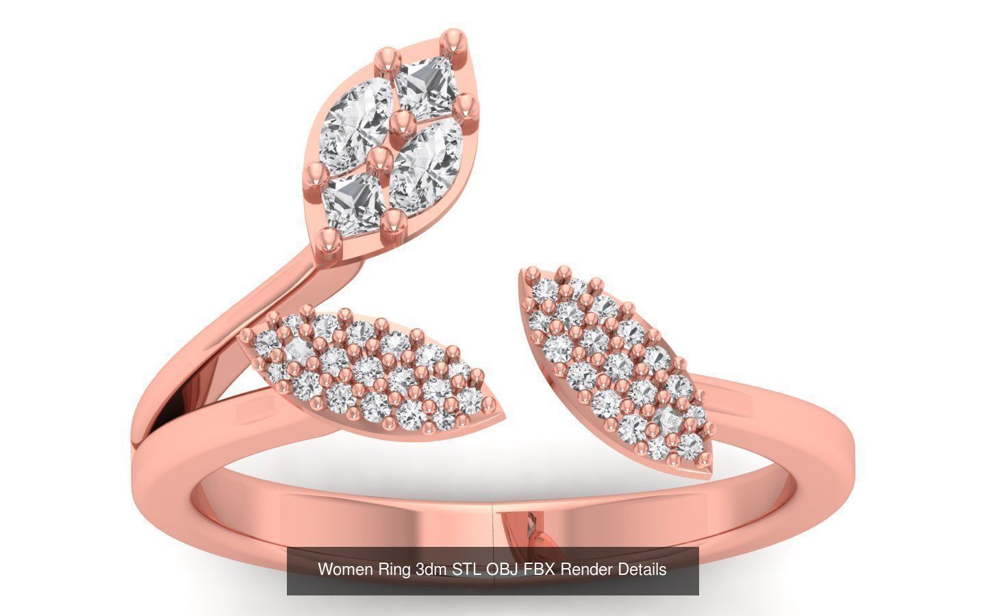 80 Solitaire Engagement Wedding Women Flower Rings Collection _86