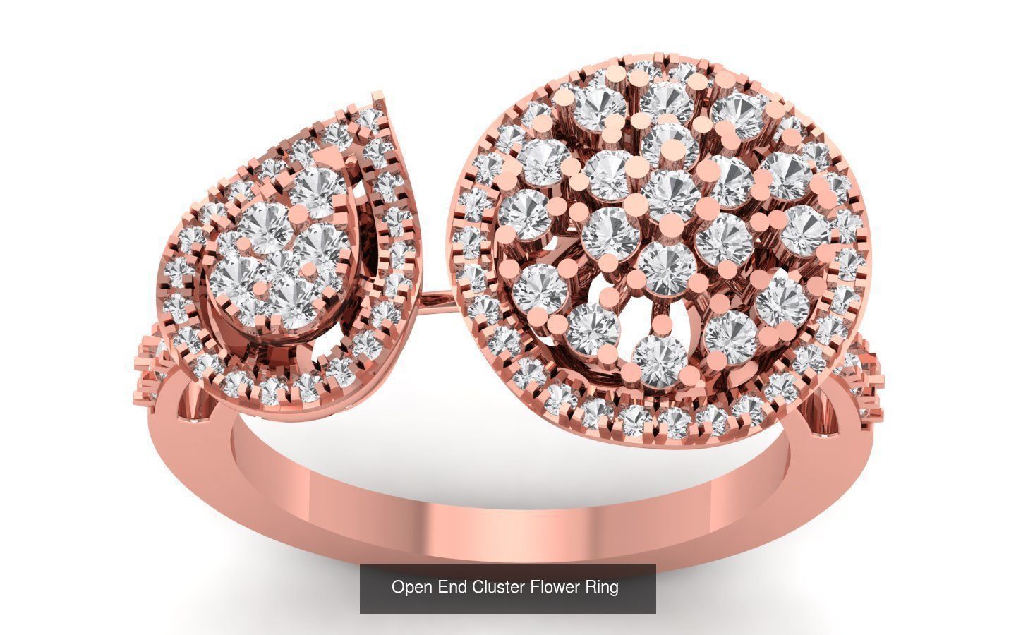 80 Solitaire Engagement Wedding Women Flower Rings Collection _66