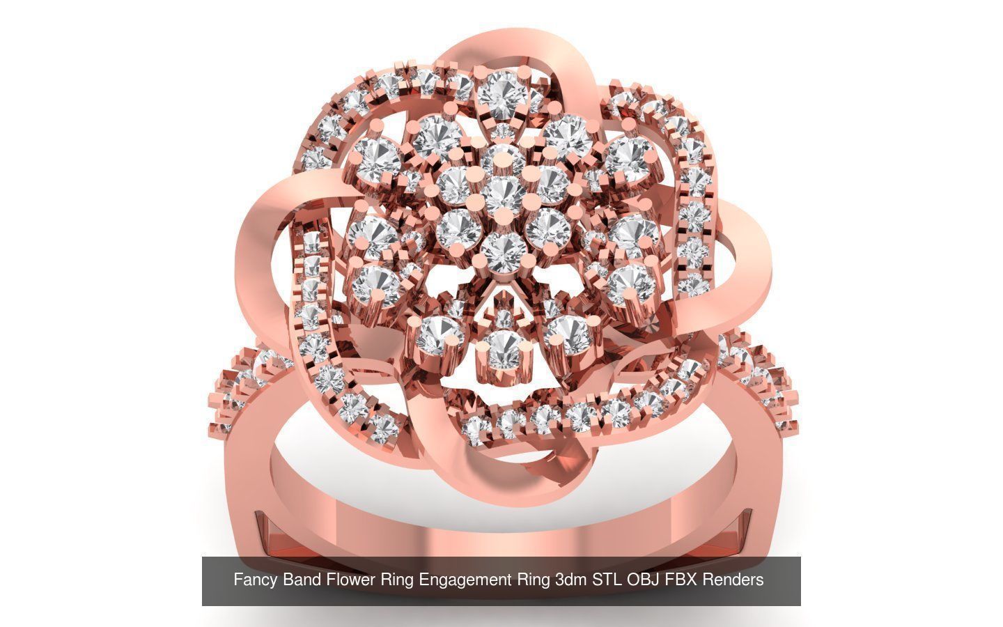 80 Solitaire Engagement Wedding Women Flower Rings Collection _69